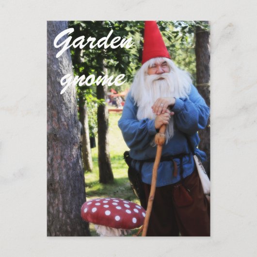 Garden Gnome Briefkaart (Voorkant)