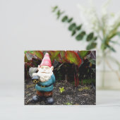 Garden Gnome Briefkaart (Staand voorkant)