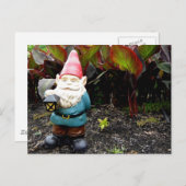 Garden Gnome Briefkaart (Voorkant / Achterkant)