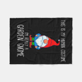 Garden Gnome Costume, Halloween, This Is My Human  Fleece Deken (Voorkant (Horizontaal))
