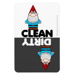 Garden Gnome Dishwasher Magnet Magneet