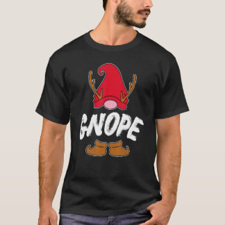 Garden Gnome Gnope Tomte Scandinavian Sweden Nope  T-shirt