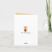 Garden Gnome Ik hou van je Kaart (Achterkant)