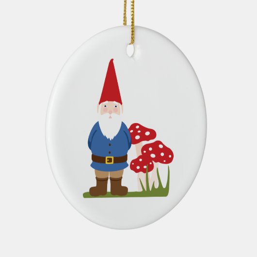 Garden Gnome Keramisch Ornament (Rechts)