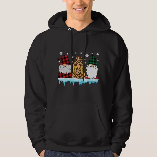 Garden Gnome kerstluipaard Pset Matching Fami Hoodie (Voorkant)