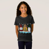 Garden Gnome kerstluipaard Pset Matching Fami T-shirt (Voorkant volledig)