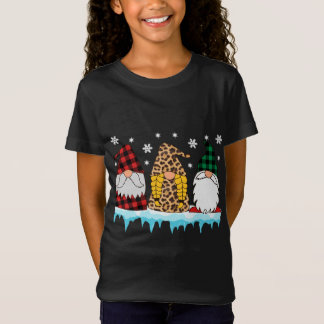 Garden Gnome kerstluipaard Pset Matching Fami T-shirt