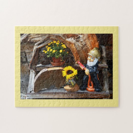 Garden gnome legpuzzel (Horizontaal)