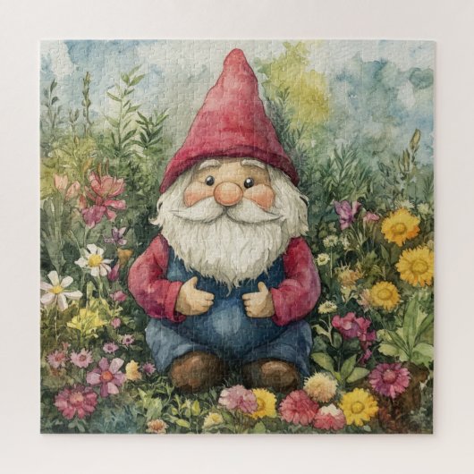 Garden Gnome Legpuzzel (Verticaal)