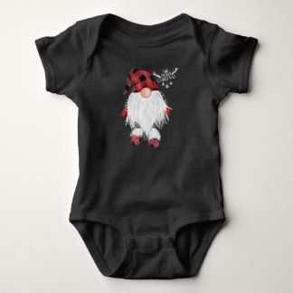 Garden Gnome Merry Kerstrode Buffalo Play Paj Romper