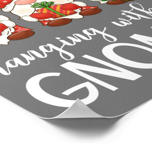 Garden Gnome Pajamas Kerstmis met mijn Poster (Hoek)