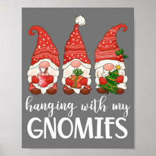 Garden Gnome Pajamas Kerstmis met mijn Poster