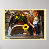 Garden gnome poster (Voorkant)