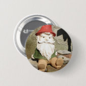 Garden Gnome Ronde Button 5,7 Cm (Voorkant /achterkant)