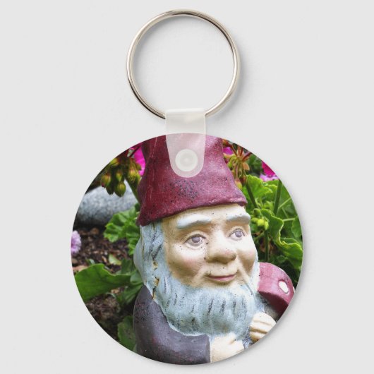 Garden Gnome Sleutelhanger (Voorkant)