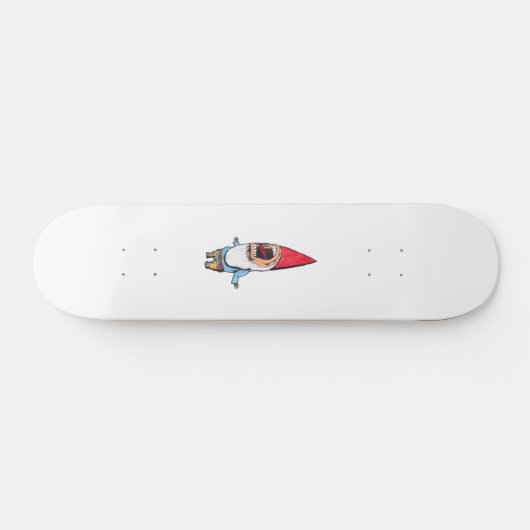 Garden Gnome Slick (geen schaduwen) Persoonlijk Skateboard (Horizontaal)
