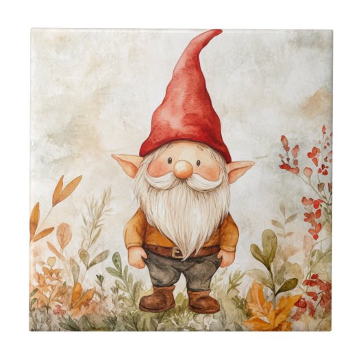 Garden Gnome Tegeltje (Voorkant)