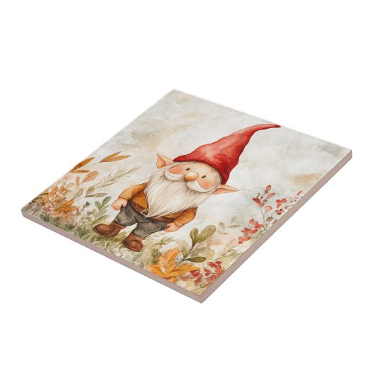 Garden Gnome Tegeltje (Zijkant)