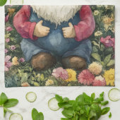 Garden Gnome Theedoek (Gevouwen)