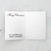 Garden Gnome Vrolijk Kerstfeest Rode buffel Plaid Feestdagen Kaart (Binnen)