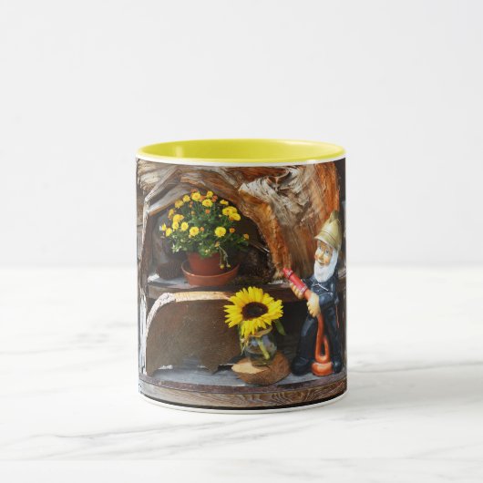 Garden gnome vuurman mok (Midden)