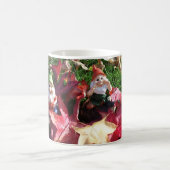 Garden-gnomen in de gaarne-Herfst Red Brown Leaves Koffiemok (Center)