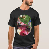 Garden-gnomen in gard Herfst Red Brown Leaves Unis T-shirt (Voorkant)