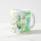 Garden Gnomes 2 groene Grote Koffiekop (Voorkant rechts)