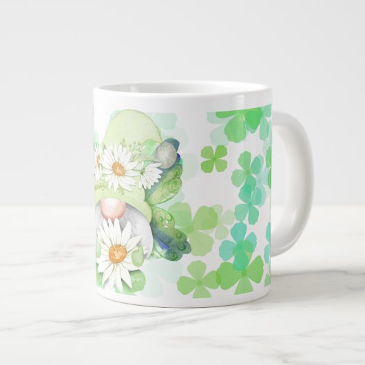 Garden Gnomes 2 groene Grote Koffiekop (Voorkant rechts)