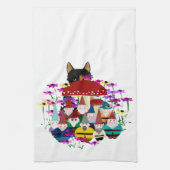 Garden Gnomes Kitchen Towel Theedoek (Verticaal)