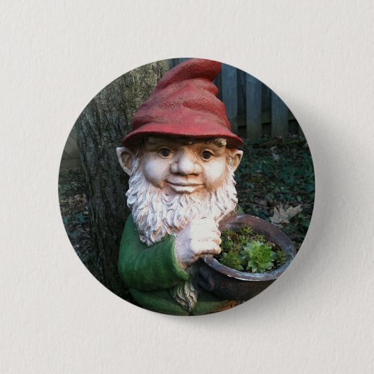 Garden Gnomes Ronde Button 5,7 Cm (Voorkant)