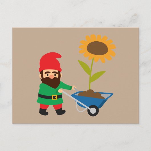 Garden Gnomes schattig en kleurrijk Briefkaart (Voorkant)
