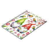 Garden Gnomes with Tropical Parrots Notitieboek (Linkerzijde)