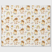 Garden Gnomes Wrapping Paper Cadeaupapier (Vlak)