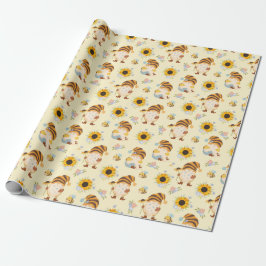 Garden Gnomes Wrapping Paper Cadeaupapier