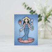 Garden Goddess Briefkaart (Staand voorkant)