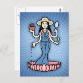 Garden Goddess Briefkaart (Voorkant / Achterkant)
