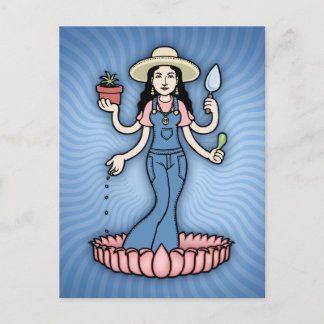 Garden Goddess Briefkaart