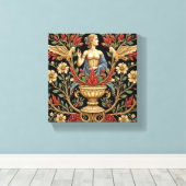 Garden Goddess Canvas Afdruk (Insitu (Houten vloer))