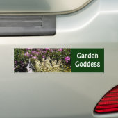 Garden Goddess Flower Garden Bumpersticker (Op auto)