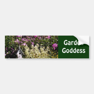 Garden Goddess Flower Garden Bumpersticker