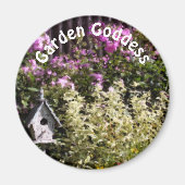 Garden Goddess Flower Garden Cute  Magneet (Voorkant)