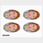 Garden Goddess Ovale Sticker (Vel)
