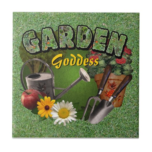 Garden Goddess Tegeltje (Voorkant)