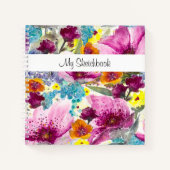 Garden Goodness Waterverf Floral Notitieboek (Voorkant)