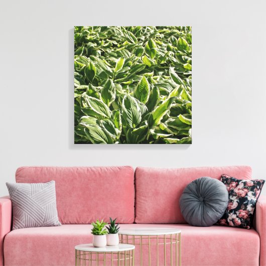 Garden Green Leafy Planten Vaderdag Dad Gift Canvas Afdruk (Insitu (Woonkamer))