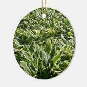 Garden Green Leaves Vaderdag Plant Papa Gift Keramisch Ornament (Links)
