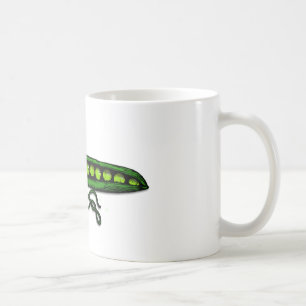 Garden Green Pea Pods Koffiemok