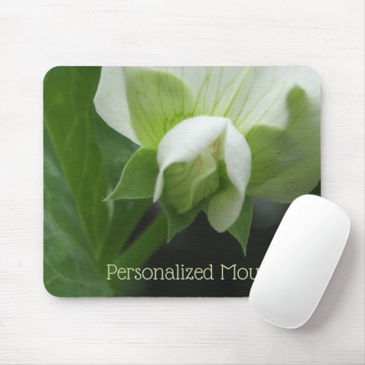 Garden Green Sweet Pea Blossom Muismat (Met muis)