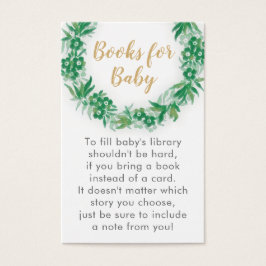 Garden Greenery Baby shower Boek Aanvraag Kaart